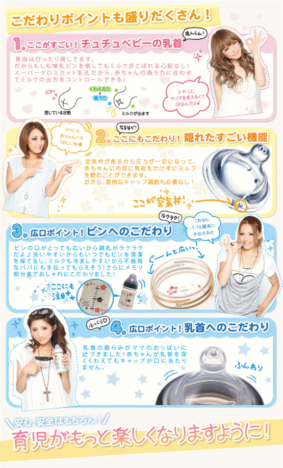ママカワ哺乳瓶のポイント